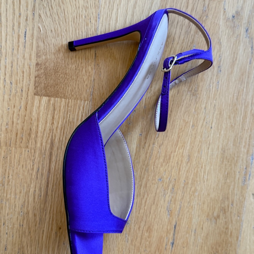 Size 9 - SHOES Ann Taylor - Vibrant Thistle - BRAND NEW IN BOX- never worn - Picture 3 of 5